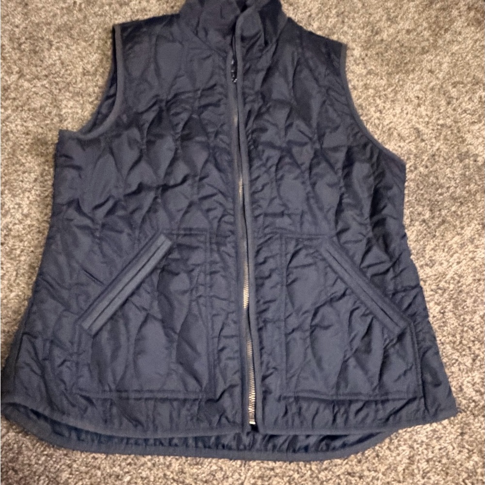 Old Navy Women's Dark Blue Quilted Vest
